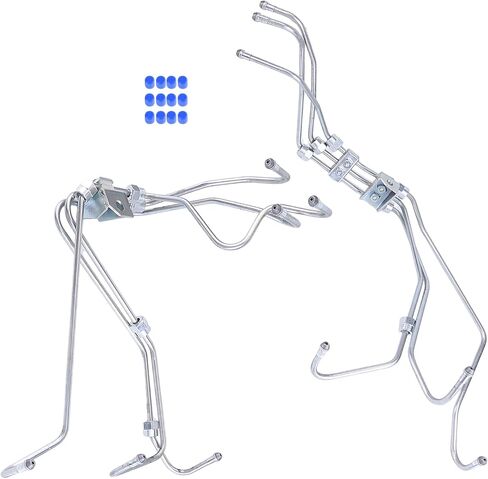 طقم حاقن الوقود مجموعة متوافقة مع Cummins 5.9L 6B/6BT 12V محركات 1989-1998 BOSCH VE أو LUCAS ROTARY PUMP 5.9L خطوط وقود الديزل يحل محل# 3960783 3960784 908149 908150 in Kuwait