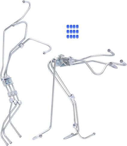 طقم حاقن الوقود مجموعة متوافقة مع Cummins 5.9L 6B/6BT 12V محركات 1989-1998 BOSCH VE أو LUCAS ROTARY PUMP 5.9L خطوط وقود الديزل يحل محل# 3960783 3960784 908149 908150 in Kuwait