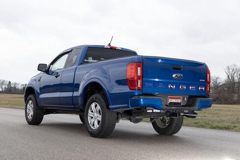 Flowmaster 717909 FlowFX Cat-Back Exhaust Kit 3 Inch 409 Stainless Steel 4.5 Inch Black Ceramic Tip Compatible with 2019-2023 Ford Ranger 2.3L Ecoboost Crew Extended Cab 2/4 WD 126.8 Inch Wheelbase in Saudi Arabia
