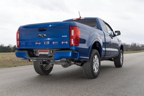 Flowmaster 717909 FlowFX Cat-Back Exhaust Kit 3 Inch 409 Stainless Steel 4.5 Inch Black Ceramic Tip Compatible with 2019-2023 Ford Ranger 2.3L Ecoboost Crew Extended Cab 2/4 WD 126.8 Inch Wheelbase in Saudi Arabia