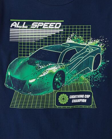 The Children's Place ، Boys ، Gamer Short Sleeve Graphic Therts ، Multipacks ، All Speed/Game Controller/Eated 3 Packs ، Large in Saudi Arabia