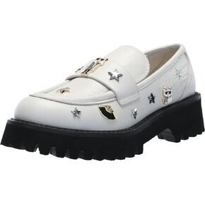 Karl Lagerfeld Women's Gaston Lug Sole Loafer with Pin Embellishments in Kuwait