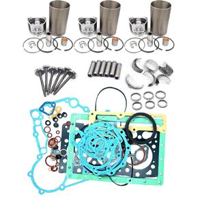 3TNE74C Overhaul Rebuild Kit Compatible with Yanmar Engine AF17 AF18 AF170 Tractor VIO20-2 VIO20-3 John Deere X495 X595 Tractors Repair Parts in Saudi Arabia