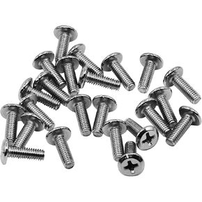 YXQ M6x16mm Machine Screws Pan Phillips Cross Head Screw 304 Stainless Steel Fasteners Bolts, 30Pcs in Kuwait