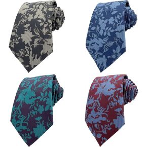 TEXTURE Ties for Men, 4-Pack Set of Mens Neckties in Saudi Arabia