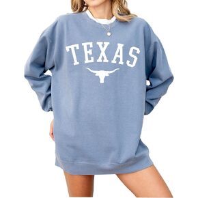 Texas Skull Sweatshirt, Graphic Pullover for Women, Men, Unisex, 80% Cotton in Kuwait