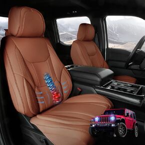 Coverland Custom Car Care Covers متوافق مع 2007-2014 Toyota FJ Cruiser-جلود متميزة من الجلود غير المنقولة من الرغوة المائية غطاء محامي داخلي مخصص [المقعد الأمامي الأسود] in Kuwait