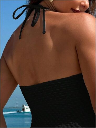 بدلة الاستحمام للنساء Oyoangle Women Tankini خاتم مُحسّن مرتبطين بالسباحة على الشاطئ in Kuwait