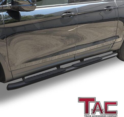 TAC Side Steps Running Boards Compatible with 2017-2025 Honda Ridgeline Truck Pickup 4.25" Texture Black Side Bars Nerf Bars Off Road Accessories (2pcs) in Saudi Arabia