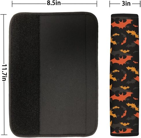 FUSURIRE Brown Cow Print Car Seat Belt Cover 2 Pack Animal Print Seatbelt Pads Universal Seatbelt Shoulder Strap Pad for Car Van Truck in Saudi Arabia
