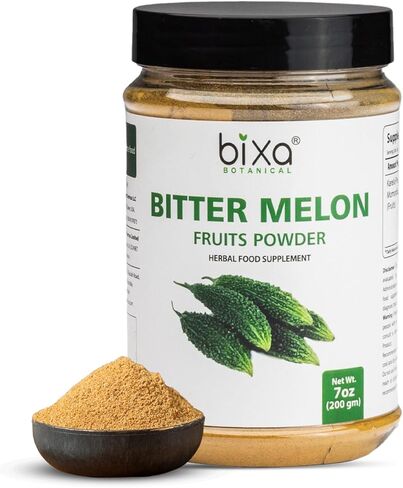 Bixa Botanical Bitter Melon Extract 5% Bitters| Normal Blood Levels | Skin & Blood Oxygenation | 60 Veg Capsules(450mg) in Kuwait