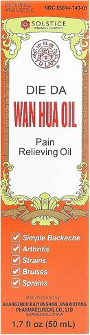 Die Da, Wan Hua Oil, Pain Relieving Oil, 1.7 fl oz (50 ml) in Saudi Arabia