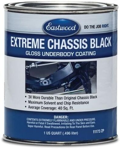 Eastwood Extreme Chassis Black High Gloss Qt Seal Rust يحسن مقاومة الرقائق in Kuwait