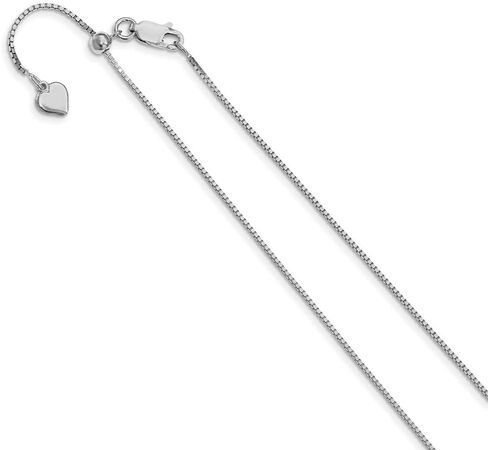 FJC FineJewelers Sterling Silver قابل للتعديل .95 مم سلسلة مربع 36 بوصة × 1 مم in Kuwait