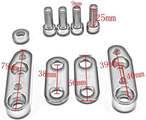 MIP Replacement for Goldwing GL1800 F6B GL 1800 2001-2017 Motocross Accessories Motorcycle Bar Clamps Handlebar Risers Adapters in Saudi Arabia