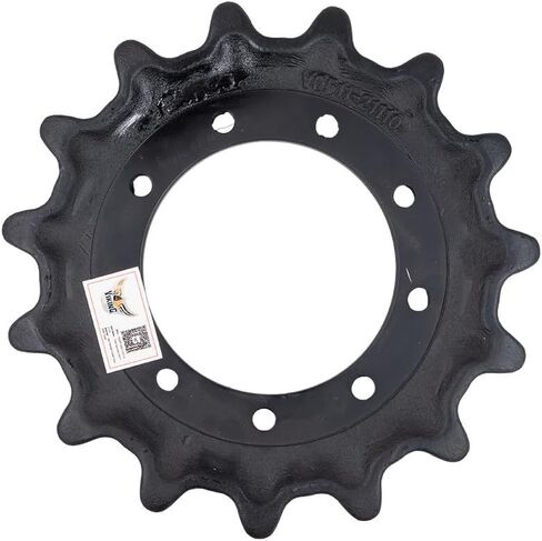 17 Teeth Drive Sprocket for Kubota Models SVL 90, SVL 90C, SVL 90-2, SVL 90-2C, SVL 95-2S, SVL 95-2SC, SVL 97-2, SVL 97-2C, SVL95, SVL97 Replaces V0611-21112, 9 Holes in Saudi Arabia