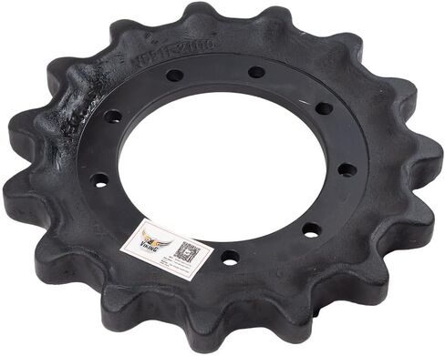 17 Teeth Drive Sprocket for Kubota Models SVL 90, SVL 90C, SVL 90-2, SVL 90-2C, SVL 95-2S, SVL 95-2SC, SVL 97-2, SVL 97-2C, SVL95, SVL97 Replaces V0611-21112, 9 Holes in Saudi Arabia