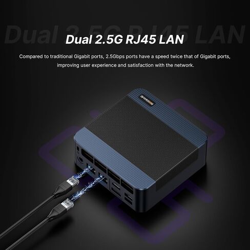 Mini PC i7, Intel Core i7 12700H(14C/20T, Turbo 4.7GHz) 32GB DDR4 RAM 512GB SSD,Small Desktop Computer Dual LAN/4X USB3.2/HDMI/DP/USB-C/WiFi6E/BT5.2 in Kuwait