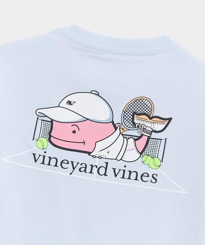 Vineyard Vines Boys 'Tennis Player Whale Shepresh Sleeve Tee in Saudi Arabia