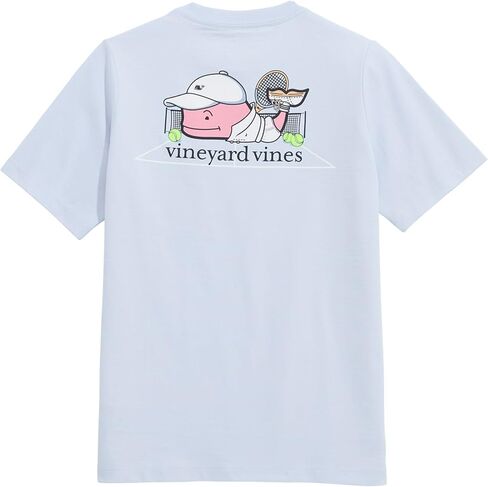 Vineyard Vines Boys 'Tennis Player Whale Shepresh Sleeve Tee in Saudi Arabia