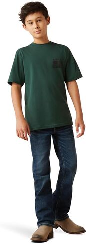 ARIAT Boys Rustic Wood Flag T-Shirt in Saudi Arabia