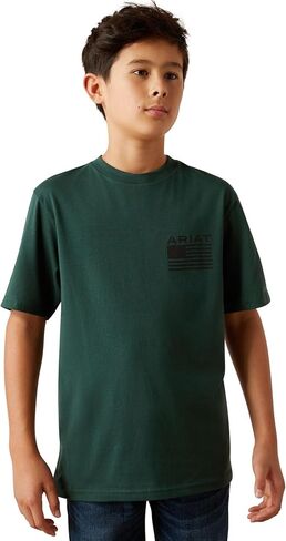ARIAT Boys Rustic Wood Flag T-Shirt in Saudi Arabia