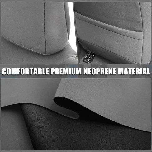 SAPUBK Front Seat Covers Replace for 1999-2002 Chevy Silverado/Suburban/Tahoe and GMC Sierra/Yukon Captain Chairs, Premium Neoprene with Composite Soft Foam Lining Breathable Seat Cover in Saudi Arabia