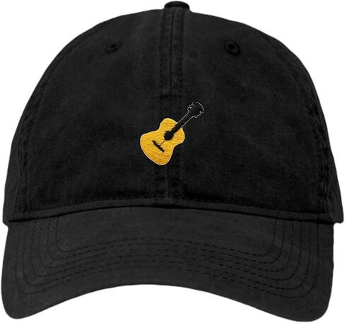 Go All Out Adult Acoustic Guitar Embroidered Deluxe Dad Hat in Kuwait
