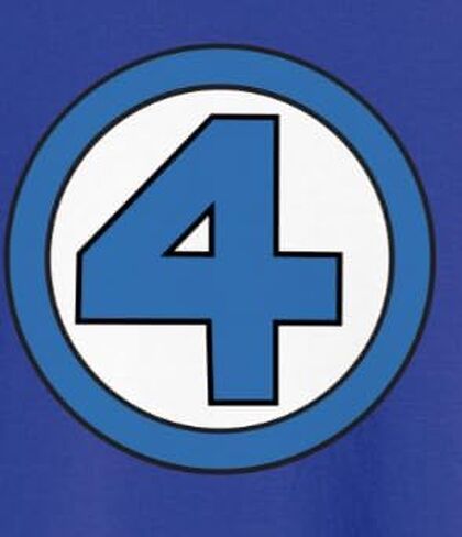 Marvel Fantastic Four Logo Symbol T-Shirt in Saudi Arabia
