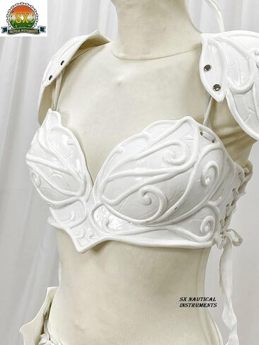 SX Nautical Instruments Medieval Armor Lady Fairy Armor Set White in Saudi Arabia