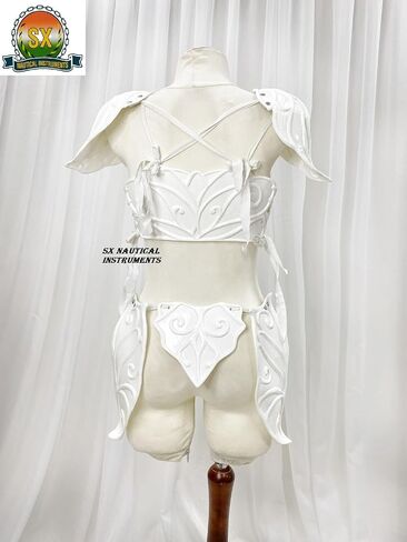 SX Nautical Instruments Medieval Armor Lady Fairy Armor Set White in Saudi Arabia