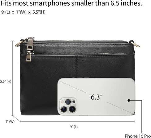 SENDEFN Leather Crossbody Bag for Women Small Clutch Purses Crossbody Shoulder Handbag Wallet Purses RIFD Card Slots in Kuwait