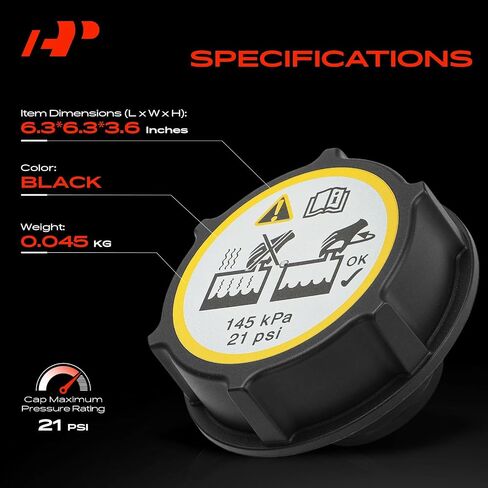 A-Premium Coolant Reservoir Expansion Tank Cap Compatible with Mazda 3, 3 Sport & Volvo XC60, XC90, S60, XC70, S80, C70, S90, V60, C30, S40, V50, V70, V90 & Land Rover Discovery Sport, LR2 in Saudi Arabia
