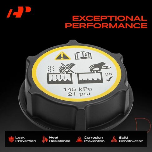 A-Premium Coolant Reservoir Expansion Tank Cap Compatible with Mazda 3, 3 Sport & Volvo XC60, XC90, S60, XC70, S80, C70, S90, V60, C30, S40, V50, V70, V90 & Land Rover Discovery Sport, LR2 in Saudi Arabia