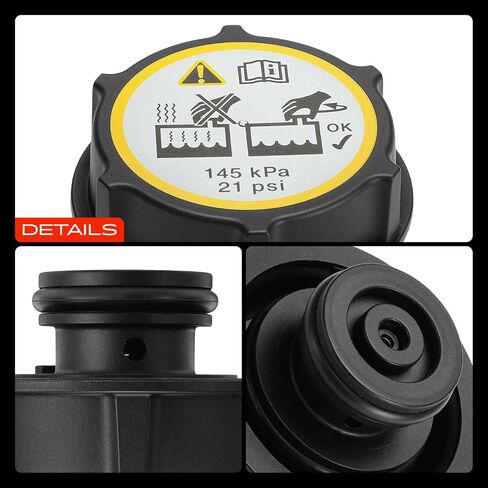 A-Premium Coolant Reservoir Expansion Tank Cap Compatible with Mazda 3, 3 Sport & Volvo XC60, XC90, S60, XC70, S80, C70, S90, V60, C30, S40, V50, V70, V90 & Land Rover Discovery Sport, LR2 in Saudi Arabia
