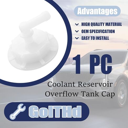 Radiator Coolant Reservoir Overflow Tank Cap with Joint, Compatible with Honda Acura Accord Civic Pilot Insight Element, Replaces 19106-RNA-A48 in Saudi Arabia