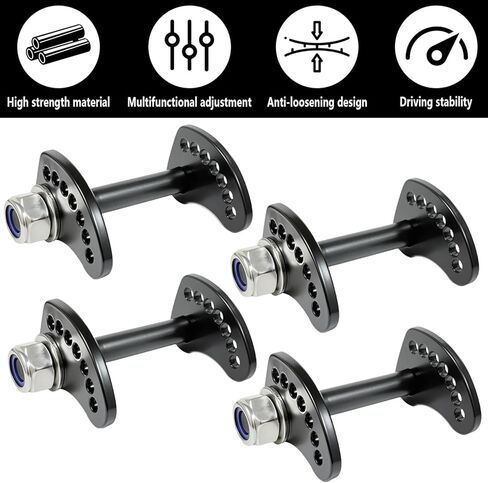 محاذاة Caster Camber & 12.9 درجة الترباس مجموعة متوافقة مع GMC Sierra 1500 2WD / 4WD GMC Sierra 2500 3500 Silverado 1500 2500 3500 1999-2019 in Saudi Arabia