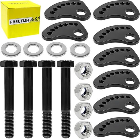 محاذاة Caster Camber & 12.9 درجة الترباس مجموعة متوافقة مع GMC Sierra 1500 2WD / 4WD GMC Sierra 2500 3500 Silverado 1500 2500 3500 1999-2019 in Saudi Arabia