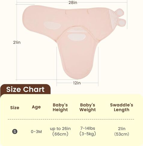 PHF 100% Cotton Baby Swaddle Sleep Sacks for Newborn, 3 Pack Baby Swaddles 0-6 Months for Baby Boys and Girls, Swaddle Sack Easy Adjustable, Baby Swaddle Blanket Wrap, Baby Essentials (Floral) in Kuwait