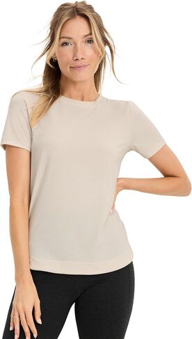 Jockey Women's Activewear EVERACTIVE Short Sleeve Crew Neck Tee in Saudi Arabia