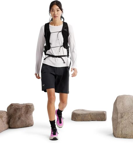 arc'teryx taema طاقم الرقبة القمصان طويلة الأكمام للنساء | قمصان تجريب سريعة جافة طويلة الأكمام - قمم المشي لمسافات طويلة في قمم اللياقة البدنية in Kuwait