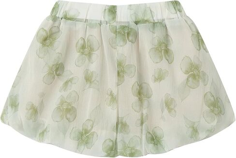 Mud Kingdom Girl Flossom Shorts مرنة الخصر اللعب غير الرسمي مع البرسيم in Saudi Arabia