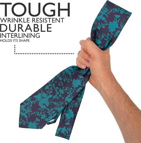 TEXTURE Ties for Men, 4-Pack Set of Mens Neckties in Saudi Arabia
