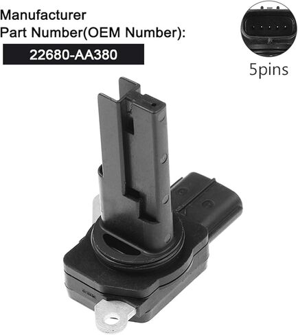 محول مستشعر تدفق الهواء مستشعر مستشعر مستشعر مستشعر مستشعر متوافق مع سوبارو فورستر Impreza WRX STI Crosstrek 08-16 22680AA380 22680-AA380 197400-5111 MOUNT MOUNT BASE in Kuwait