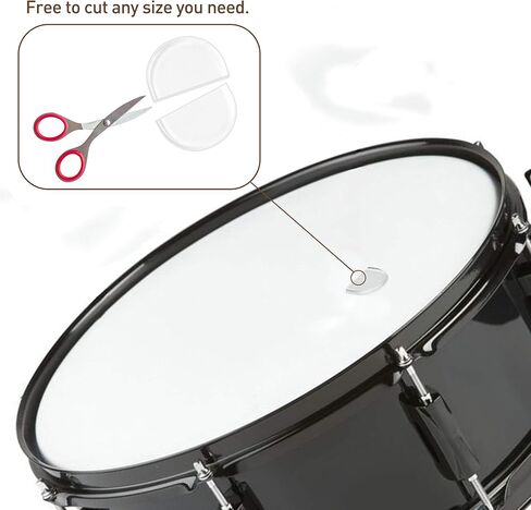 Drum Gel, 36 PCS Clear Drum Dampeners for Snare Drum, Silicone Silencers, Mute, Muffler Dampening Gel Pads, Drum Damper for Snare, Tom Drum Cymbals in Saudi Arabia