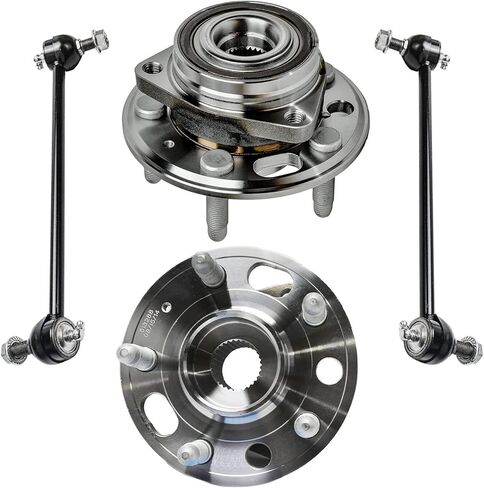 Detroit Axle - مجموعة محامل العجلات الأمامية لعام 2010-2017 CHEVY Expenox GMC Terrain 2011 2012 2013 2014 2015 ، 2 مجموعة محمل العجل in Kuwait