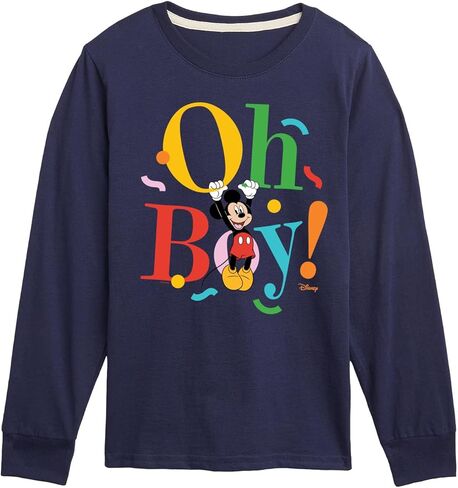ديزني - ميكي أوه بوي - Toddler & Youth Long Sleeve Graphic T -Shirt in Saudi Arabia