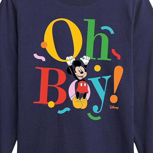 ديزني - ميكي أوه بوي - Toddler & Youth Long Sleeve Graphic T -Shirt in Saudi Arabia