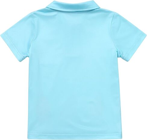 Odasdo Boys يعودون إلى قميص T-Shirt Tops Apple Pencil Printed Button Up Short Sleeve Tee Tee Summer Outfit in Saudi Arabia