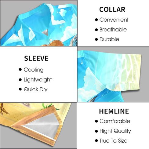 Huglazy 4th Of July Wound Funny Hawaiian Shirt for Men Short Sleeve Button Button Down Terts Party Stails in Kuwait